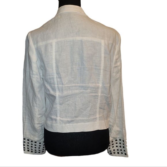 🤍HP🤍INC Linen Jacket with Studded Detail🤍Size Medium - Picture 5 of 8